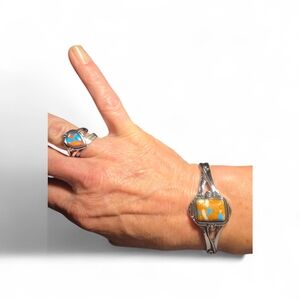 Silver and Orange Wearable Electronics